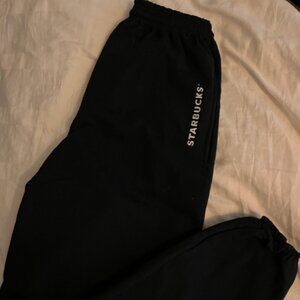 Starbucks Black Sweat pants!